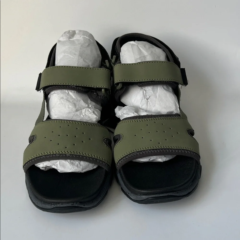 Bass Olive Green Men's Outdoor Sandals with Adjustable Straps - 9.5 - Picture 2 of 12